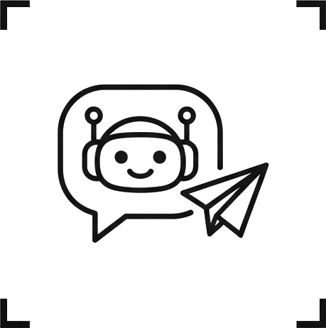 Telegram Chatbot Assistant Icon